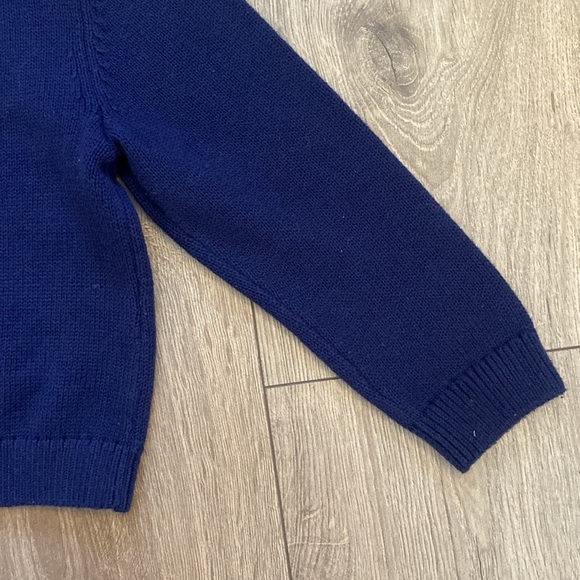 Tommy Hilfiger Girl's Navy Tommy Knit Sweater with Colorful Letters Size XXS 2-3 - Picture 7 of 8